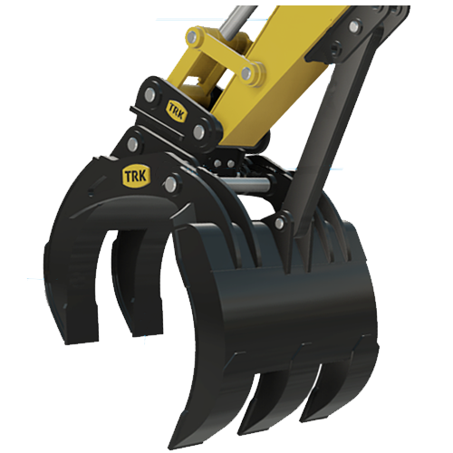 multi-purpose standard grapples,The Excavator Grapple shown is a universal type which works directly pinned on or with a Quick Coupler. We also build versions that work only with a Quick Coupler or only pinned on. For more information, please inquire.